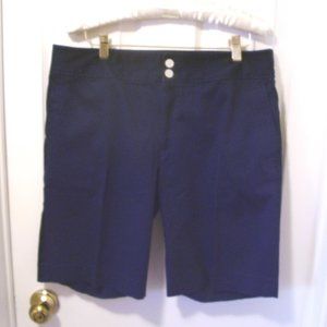 Chaps Navy Cotton Shorts Sz12